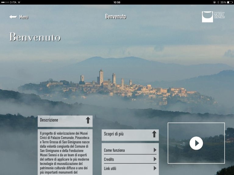 CULTURA – Una “App” per scoprire il “museo” San Gimignano