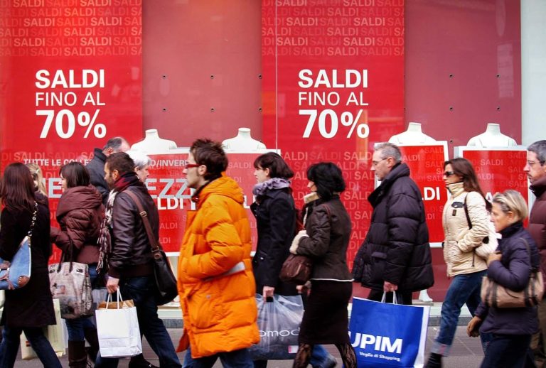 SALDI “ In Toscana un inizio col botto