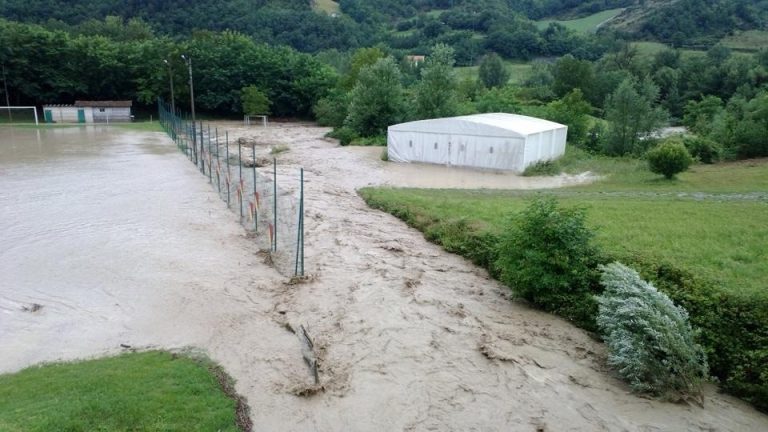 Bomba d’acqua su Marradi (FI), frane e smottamenti