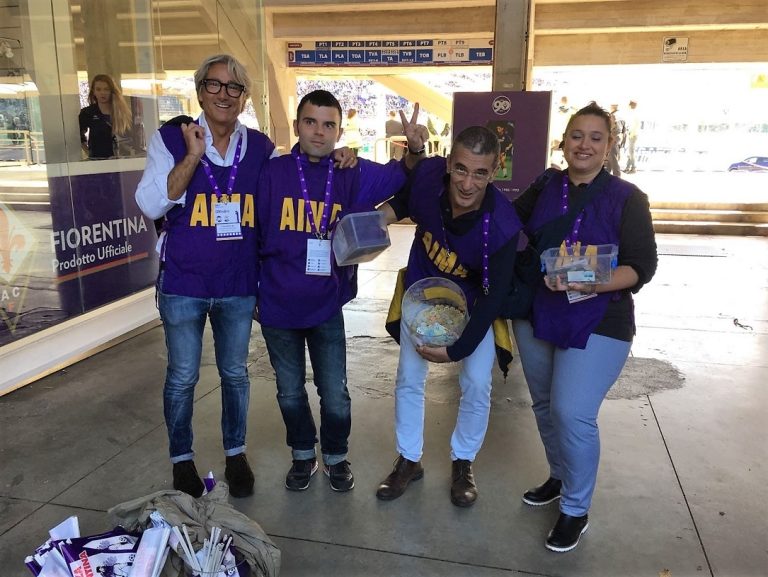 AIMA Firenze ringrazia “il cuore” dei tifosi della Fiorentina, 4.200 euro raccolti