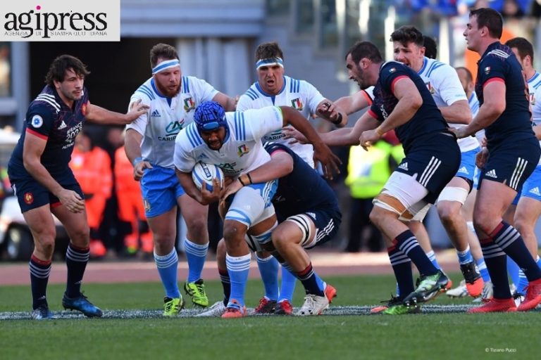 Rugby, Italia Francia 18-40. Galleria Immagini