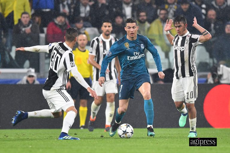 Juventus – Real Madrid 0-3, Cristiano Ronaldo fa un gol capolavoro e tutto lo Stadium applaude. IMMAGINI