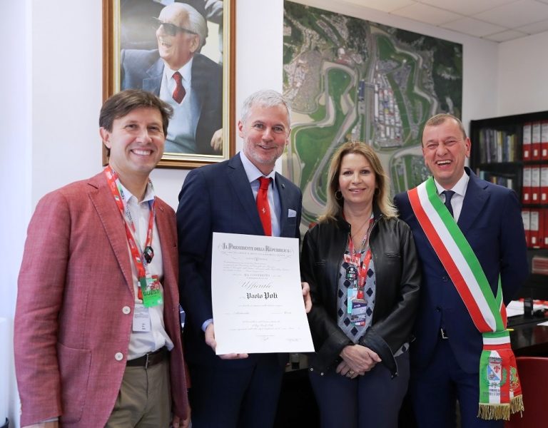 Al direttore dell’Autodromo del Mugello Paolo Poli, il riconoscimento dal Presidente della Repubblica