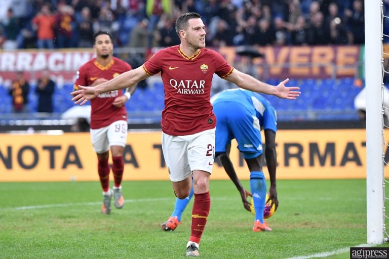 SERIE A – Roma-Napoli 2-1, è festa giallorossa. IMMAGINI