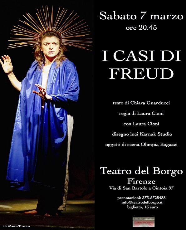 “I casi di Freud” in scena nello spettacolo di Chiara Guarducci, diretto e interpretato da Laura Cioni