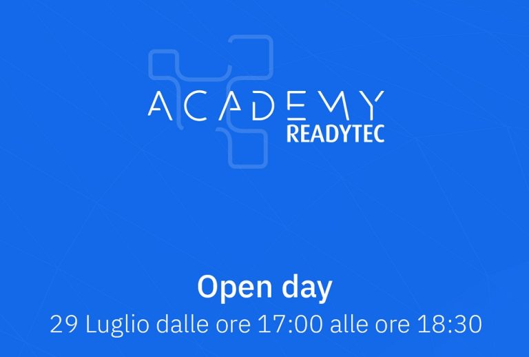 Corsi di specializzazione tecnica post-lauream Readytec Academy, Open Day 23 Settembre