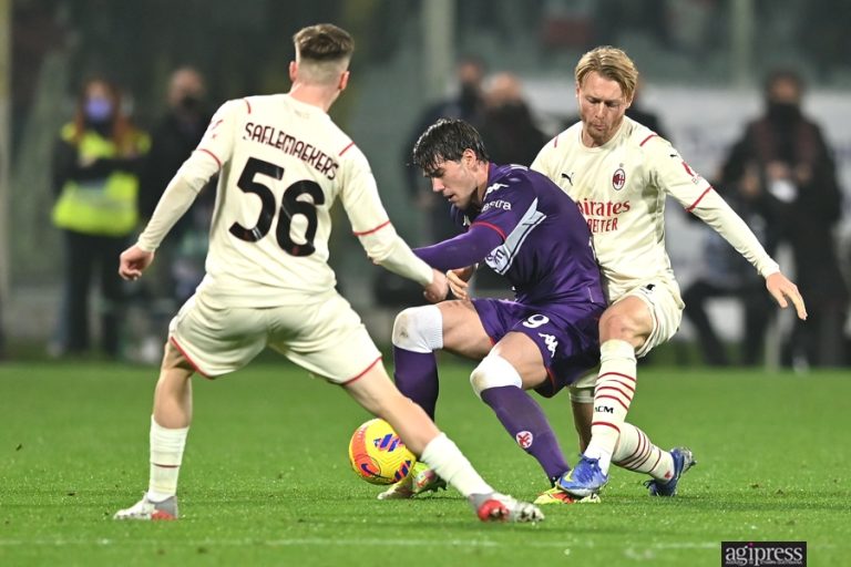 SERIE A – Grande prestazione della Fiorentina, batte il Milan 4-3. GALLERIA IMMAGINI