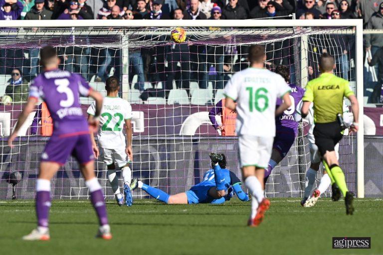 Tra Fiorentina e Sassuolo è pari, 2-2. Galleria immagini