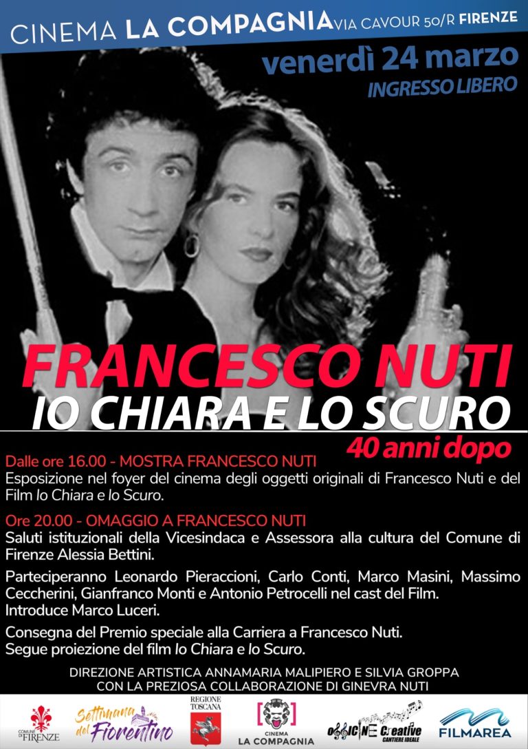 Francesco Nuti, “Io Chiara e lo Scuro” 40 anni dopo