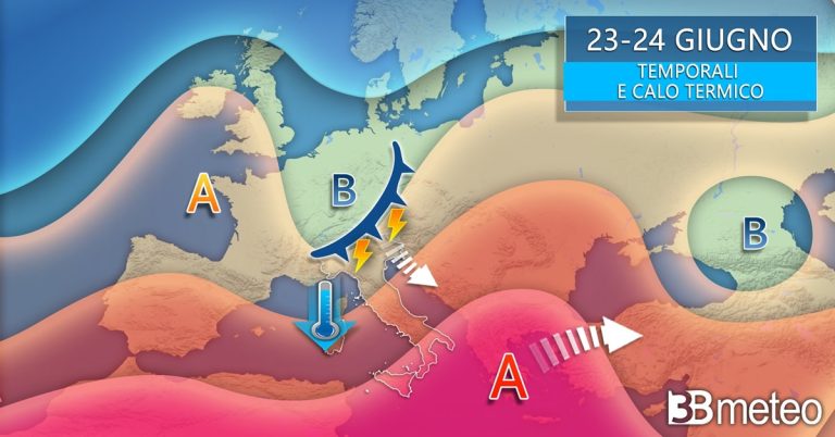 Apice del caldo africano nelle prossime 48 ore