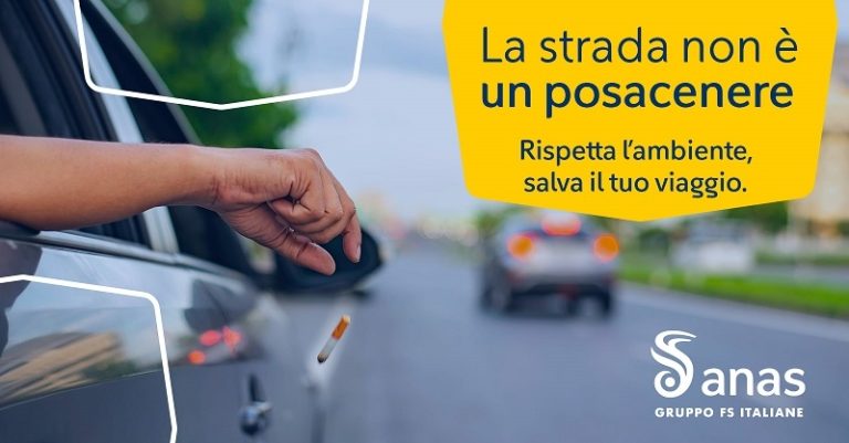 La strada non è un posacenere