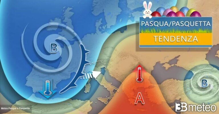 Come sarà il tempo nelle feste di Pasqua