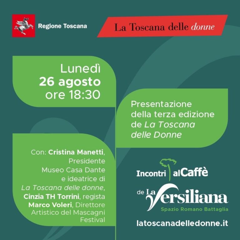 Presentazione della terza edizione de La Toscana delle donne