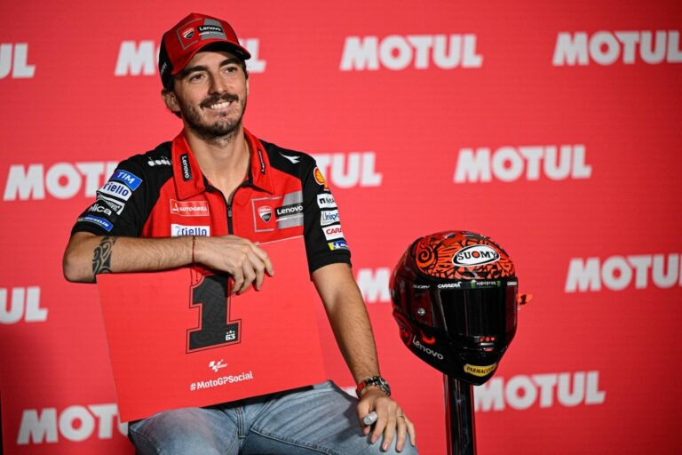 Bagnaia c’è: primo nella Practice a Barcellona, Martin quinto