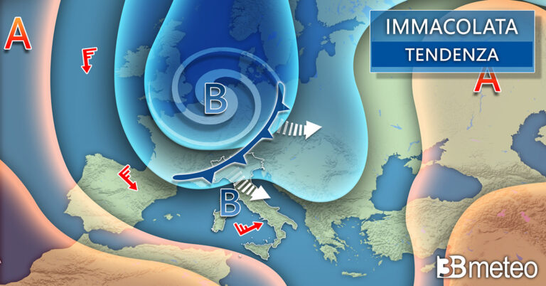 Freddo e neve a bassa quota per l’Immacolata