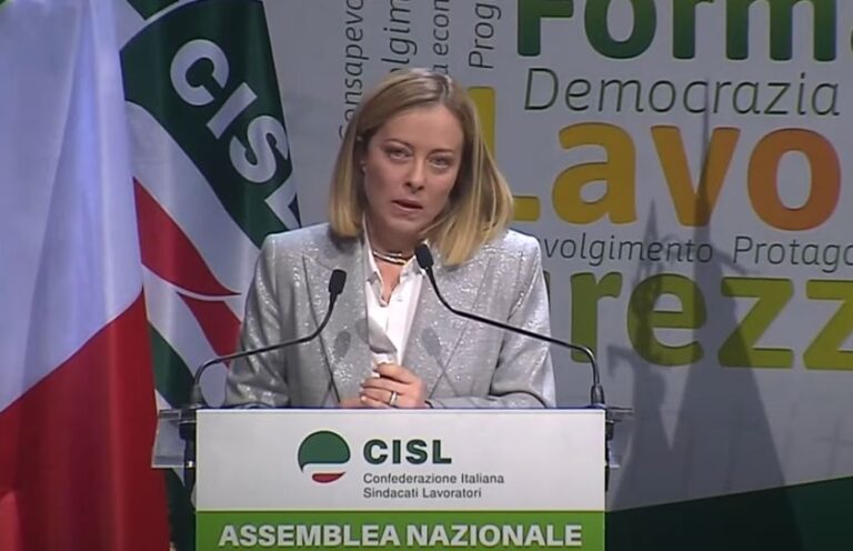 Meloni “Serve una nuova alleanza tra imprese e lavoratori”