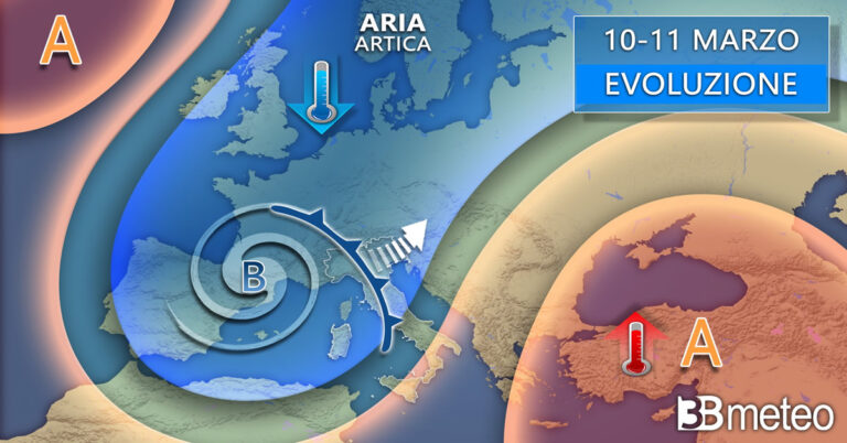 dal weekend tornano pioggia, vento e neve